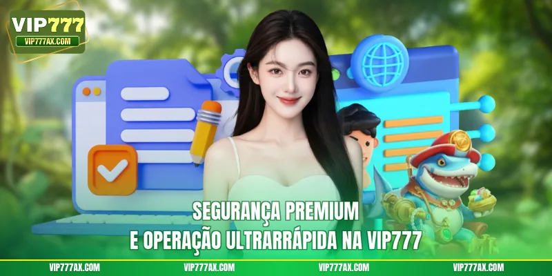 Segurança premium e operação ultrarrápida na VIP777